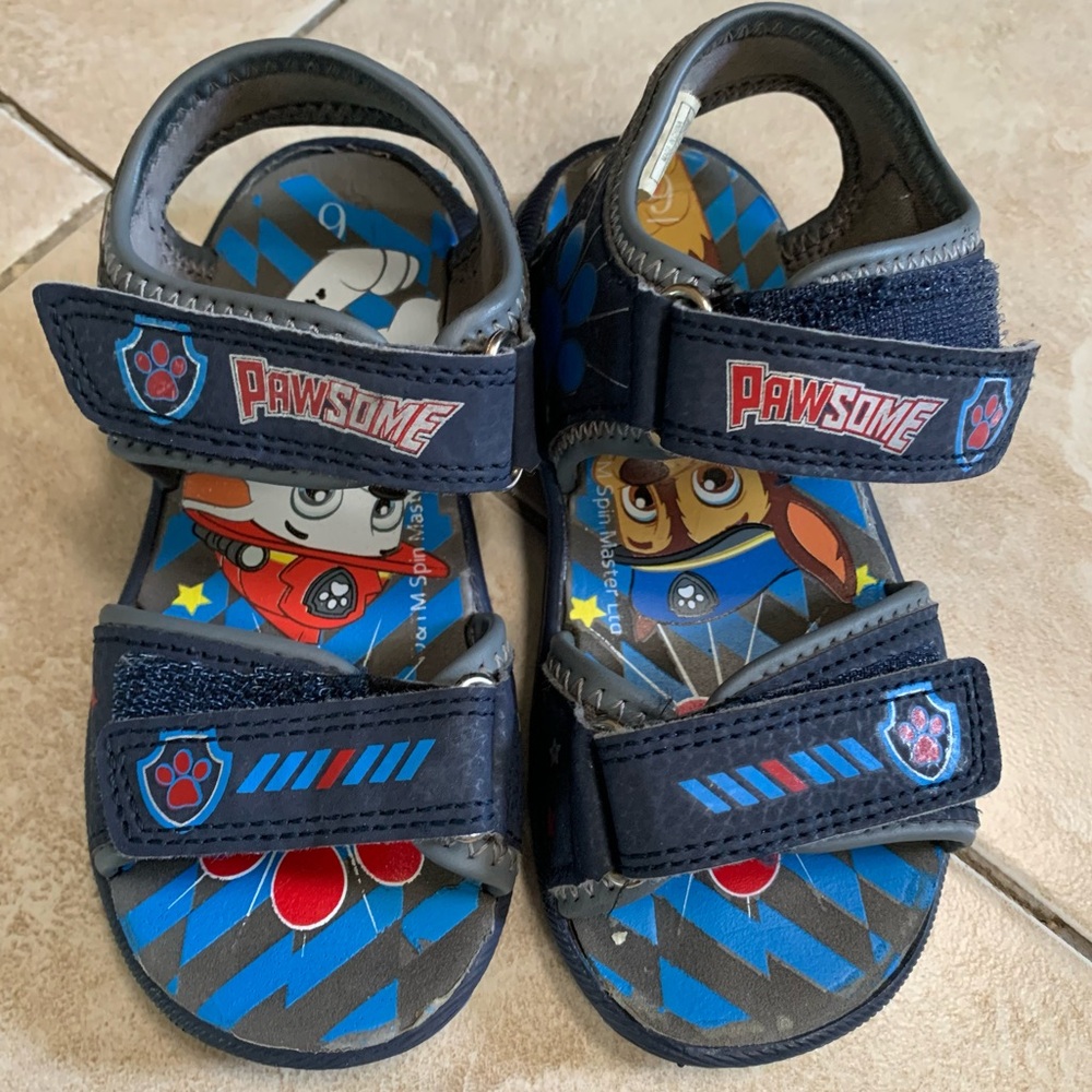 Paw Patrol Pawsome Kids Sandals - Navy